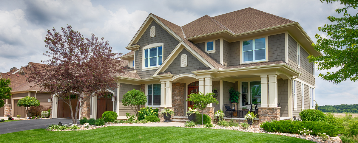 massive house facade