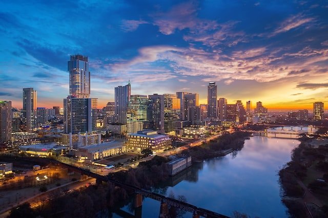 Austin Texas Skyline at Night