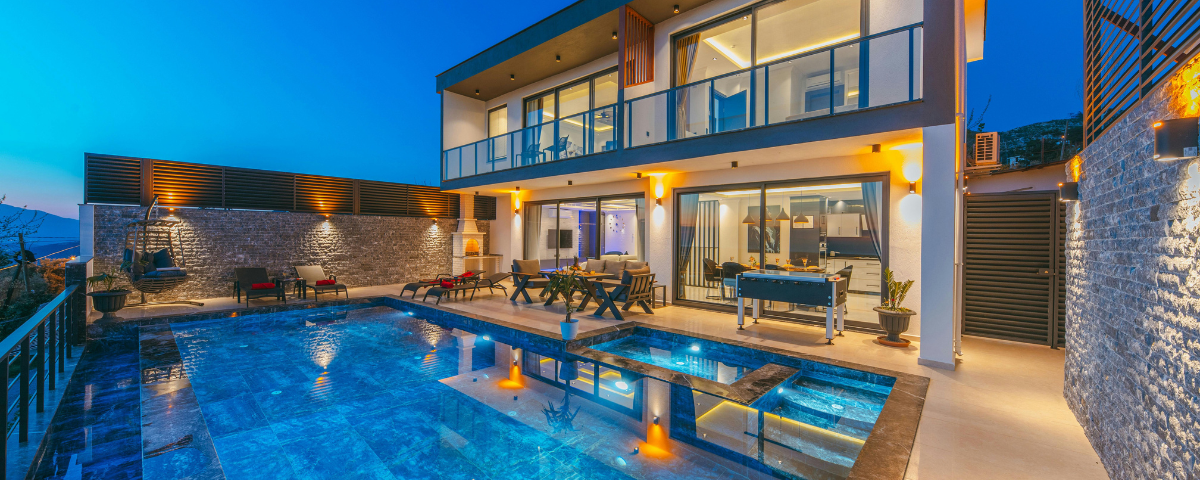 luxury home with pool