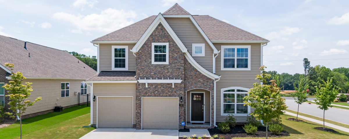 newly constructed home