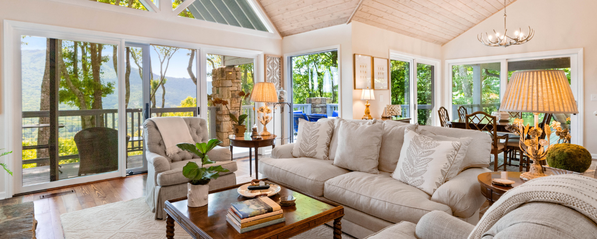 spacious living room